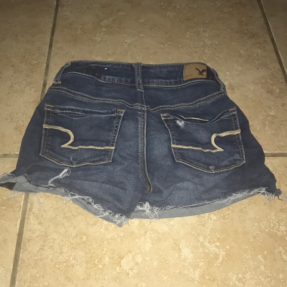 American Eagle Jean Shorts Size 0 - Picture 2 of 3